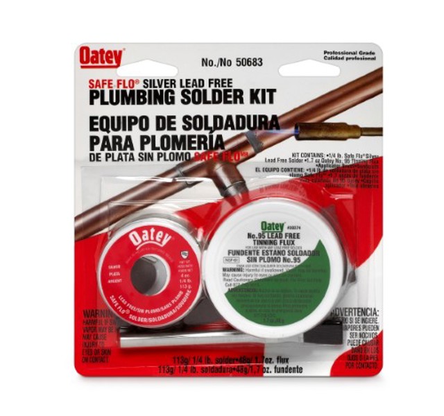 OATEY 50683 Wire Solder Kit 0.25 Lb Solid