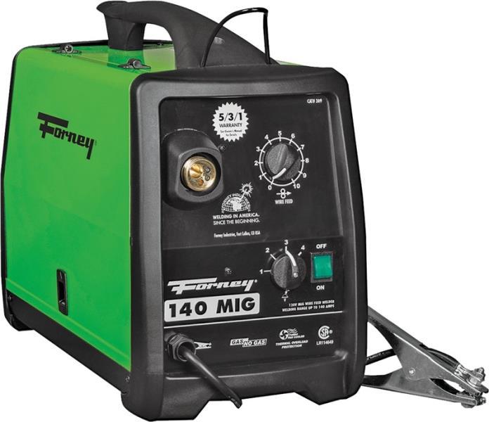 Forney Industries Inc 309 Welder Wire Feed MIG 120V 30-140 Input