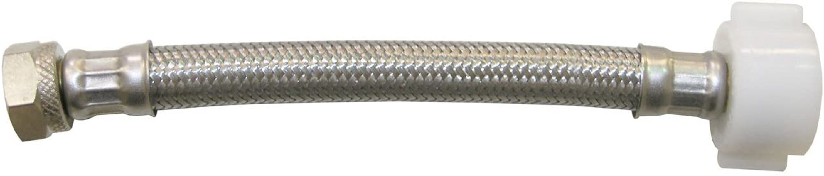 Watts AND SPCT12-614W Supply Line Toilet 12 In 3/8 In Stainless Steel