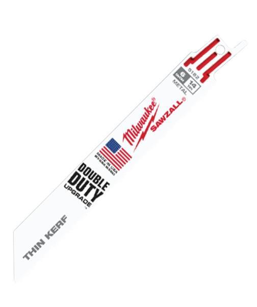 Milwaukee 48-00-5182 Bi-Metal Reciprocating Saw Blade 6 In 14 TPI