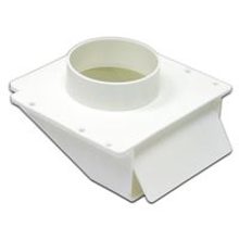143W Vent Under Eave 4 In Duct 5-3/4 X 2-1/4 In Hood
