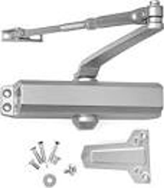National Hardware S820-282 Light Commercial Door Closer 185 Lb Silver