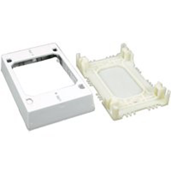 Wiremold Company NMW2 Starter Box 1-Gang 4-3/4 In L X 3 In W X 1 In D White