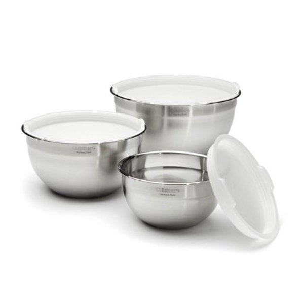 Cuisinart/Waring CTG-00-SMB Mixing Bowl Set 3 Piece Stainless Steel