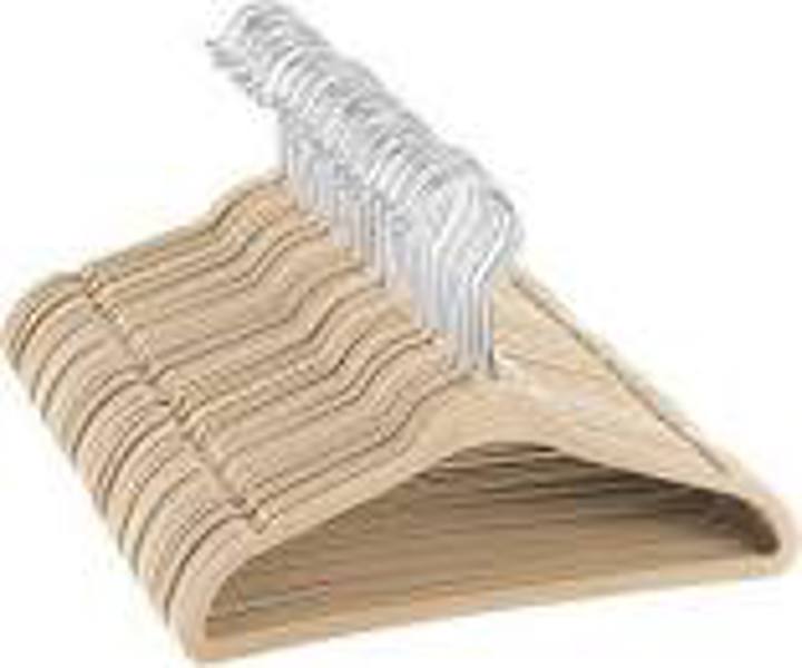 3226-IVORY Kennedy International 3312501025 Children Hanger Set of 10 Velvet Ivory