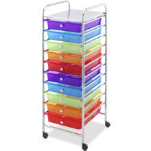 6049-7060-BB Multi-Color Cart 10-Drawer