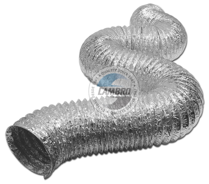 Lambro 413 Duct Lamaflex 3 Inch By 25 Foot Aluminum Film Flame Resistant