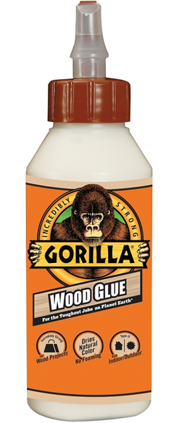 Gorilla Glue Company 6200002 Wood Glue 8 Oz Light Tan