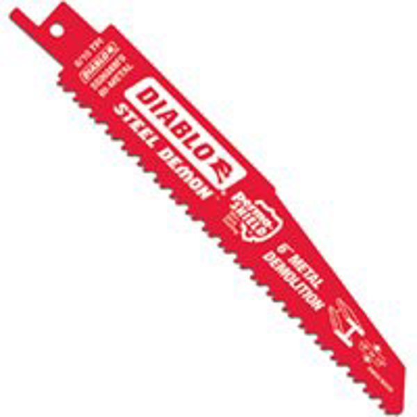 Diablo DS0608BFD2 Reciprocating Blade 1 In x 6 In 8/10 TPI