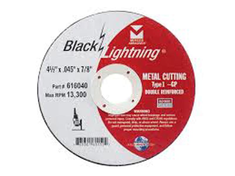 Mercer Abrasives 614160 Small Diameter Metal Cut Off Wheel 4 In x 1/16 In x 5/8 In Fully Reinforced High Speed