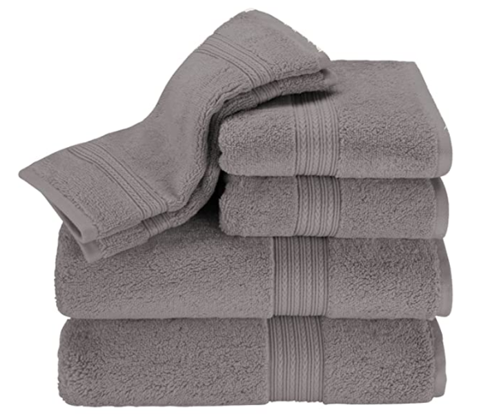 Kassatex KDK-110-CHC Hand Towel Cotton Charcoal