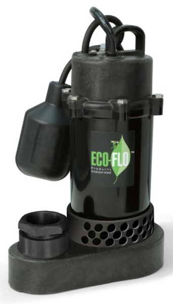 ECO-FLO SPP50W Sump Pump 1/2 HP Thermoplastic with Wide Angle Switch