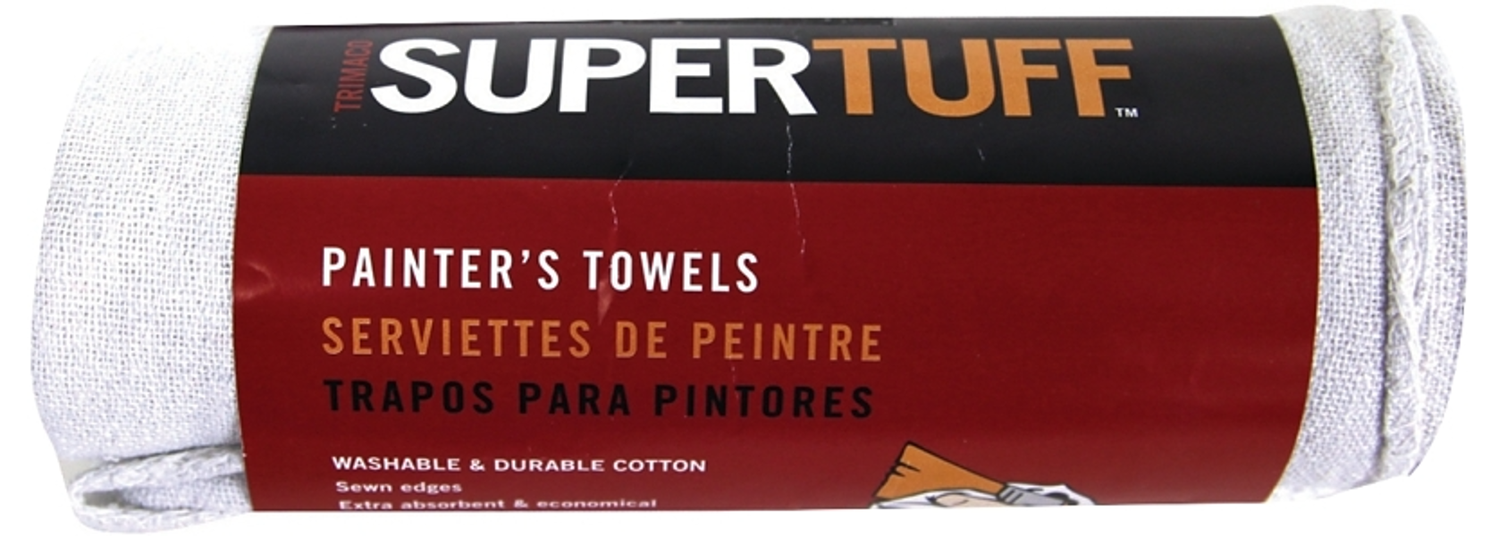 Trimaco 10735 Painter's Towel 13x14 In 7 Pack Cotton Natural
