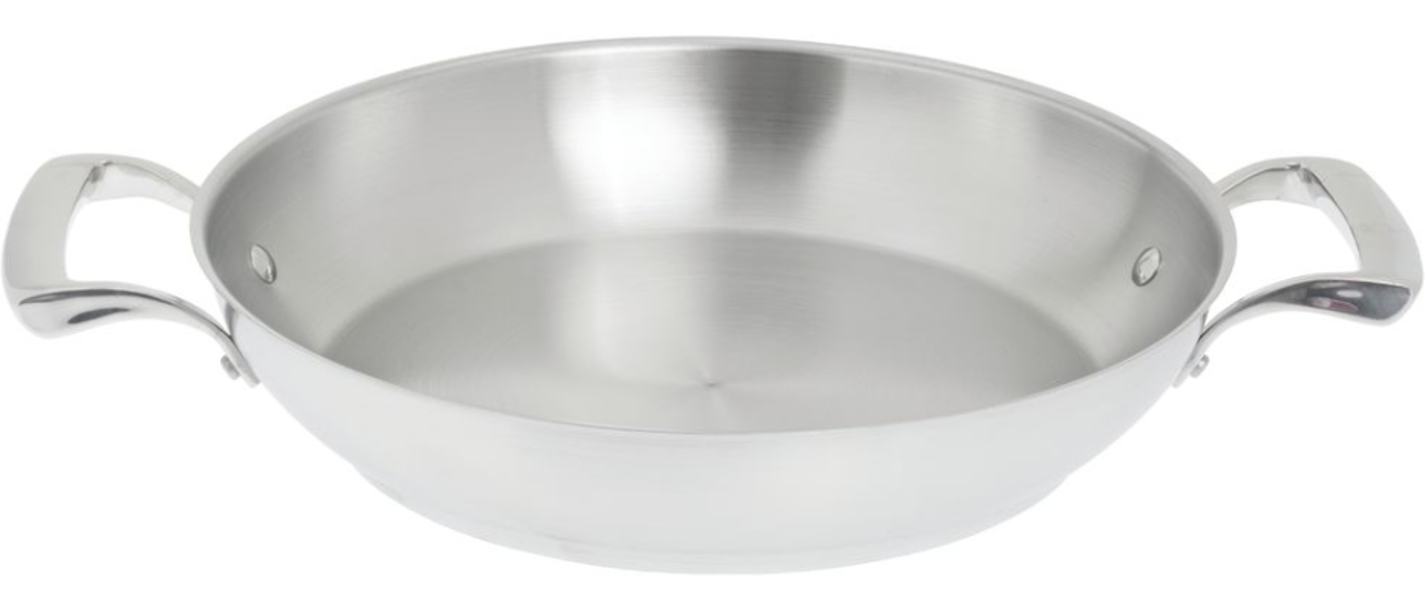 Browne Foodservice 5724172 Paella Pan 11 In Stainless Steel