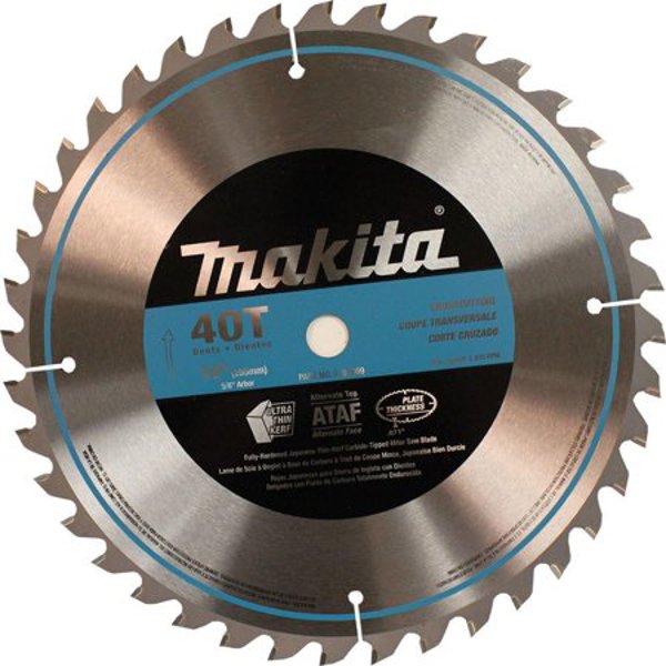 Makita Tools A-93669 TCT Saw Blade 10 In 5/8 In 40 Teeth