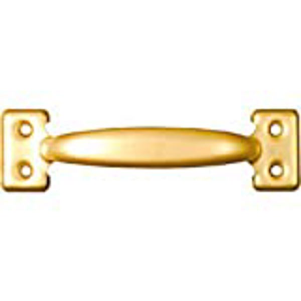 National Hardware N116-889 Door Pull 1-1/2 In Steel Brass
