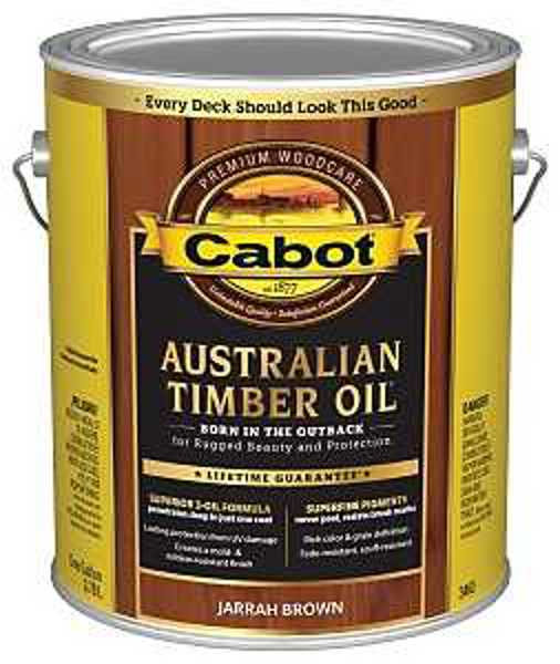 Cabot 3460 Oil Paint 1 Gal Jarrah Brown
