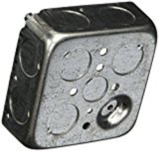 Bell Weatherproof 8191 4 In Square Box Steel