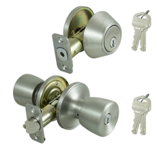 BS621BRA4F Combo Lockset Knob and Deadbolt