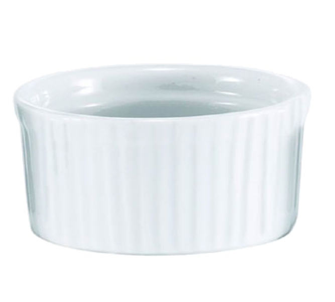 Browne Foodservice 564021W Ribbed Ramekin 5 Oz