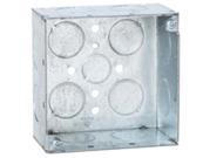 BELL WEATHERPROOF 8231 Square Electrical Box 4-2-1/8 DP 3/4 In KO Welded