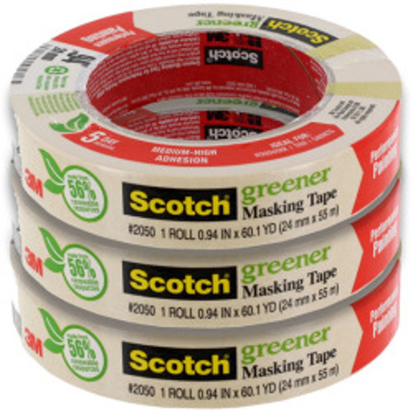 3M 205024A Masking Tape 1 X 60YD Beige