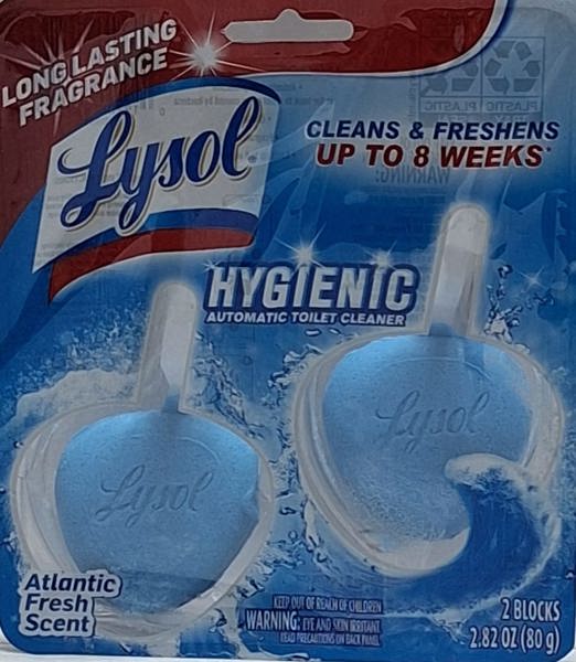 Lysol CELD83721 Toilet Bowl Cleaner 2.82 Oz Spring Waterfall Complete Clean No Mess