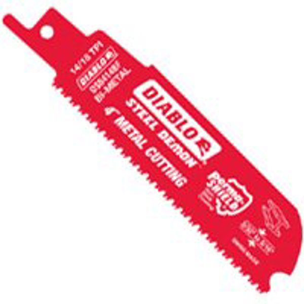 DIABLO DS0414BF2 Bi Metal Reciprocating Blade 4 In Cutting Edge