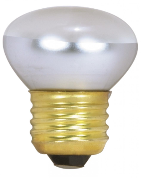 Satco S3602 R14 Stubby Incandescent Bulb 40 Watts 280 Lumens Clear Medium Base