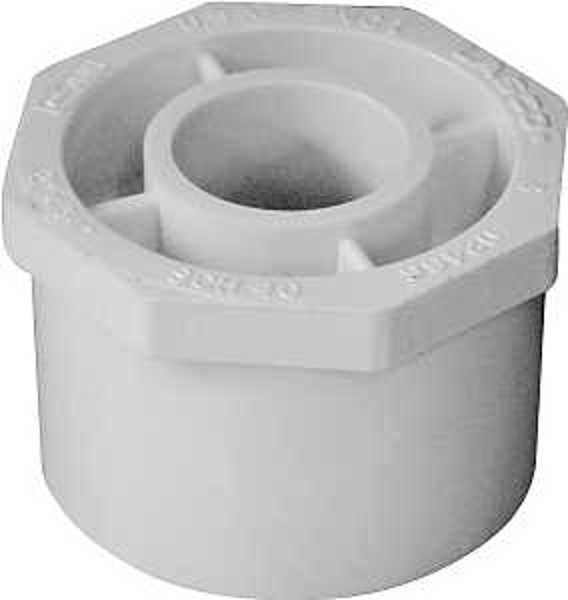 IPEX USA LLC-CANPLAS 435658 Reducing Bushing 2x3/4 In PVC Spigot x Slip White
