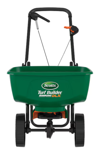 Scotts Company 76232 Fertilizer Spreader Holds Up To 15,000 Sq Ft High Traction Wheel