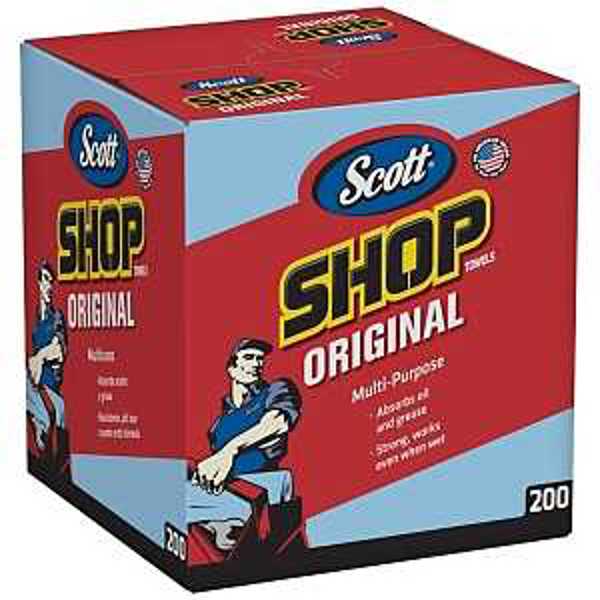 BOX200 Scotts Company 75190 Box of 200 Shop Towels 1 Ply