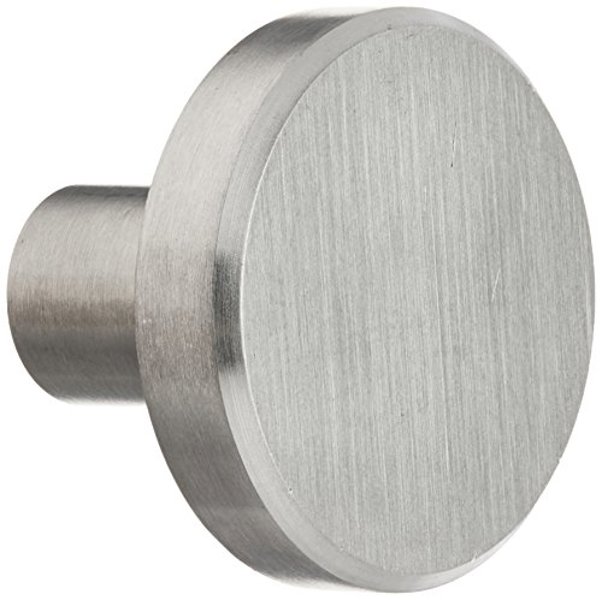 Laurey 89301 Flat Top Knob 1-1/2 In Stainless Steel
