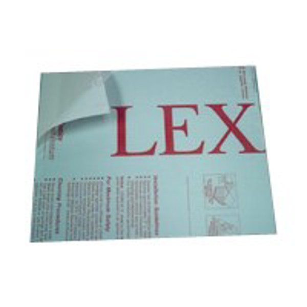 Plaskolite Inc 1PC4896A Lexan Sheet 48 In W X 96 In L 0.093 In Thick