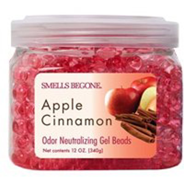 PUNATI CHEMICAL 52812 Odor Neutralizer 12 Oz Jar Gel Beads Apple Cinnamon