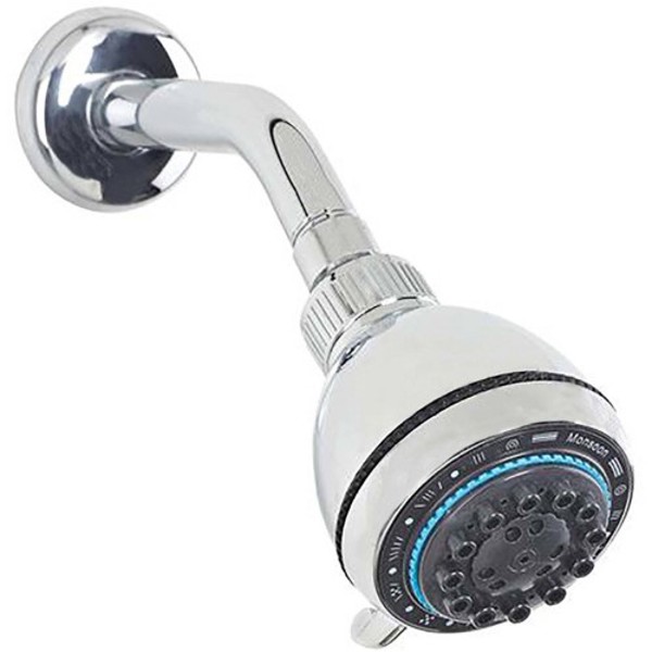 Kennedy International 3417 Deluxe Monsoon Massaging Showerhead 8 Settings