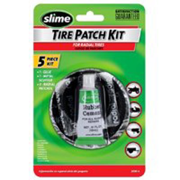 SLIME 2030-A Tire Patch Kit 5 Pieces
