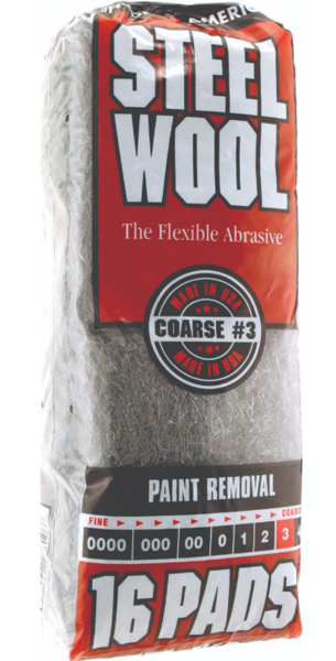 HOMAX GROUP 106606-06 Coarse Steel Wool No 3 Gray