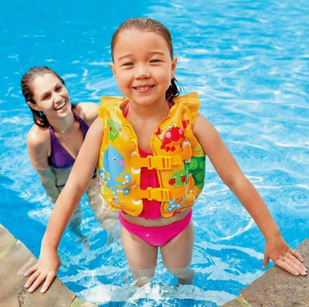 Intex Recreation Corp 59661EK Fun Fish Swimming Vest 15 In