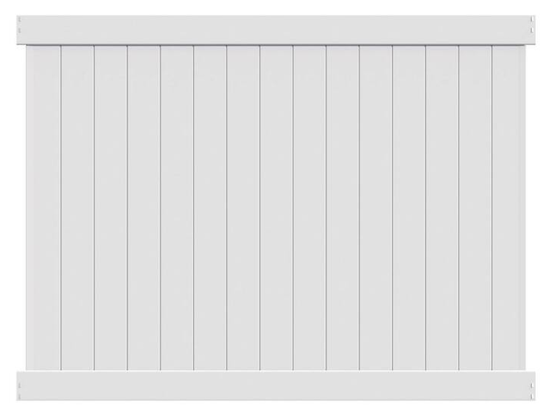 XPANSE 73014727 Privacy Vinyl Fence 6x8 Ft White 5.5 Inch