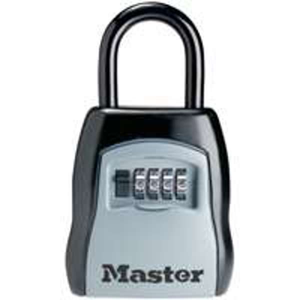 Master Lock 5400D Portable Lock Box Combination Metal Steel 3-1/4 In