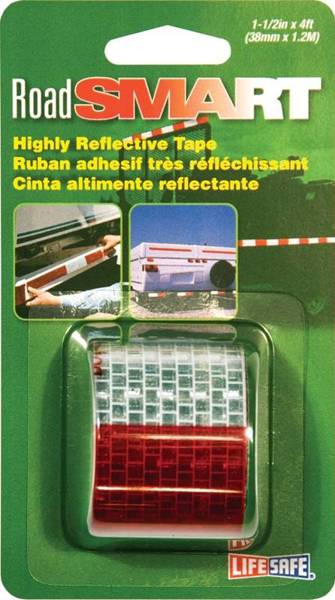 INCOM MANUFACTURING RE800 Red Reflective Tape 1/2 In x 4 In